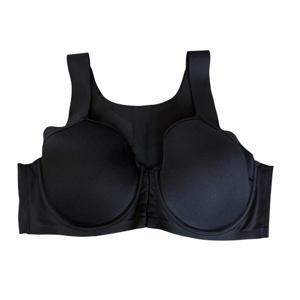 Bali One Smooth U Bra Womens 40DD Black T-Shirt Underwire Full Coverage Smooth